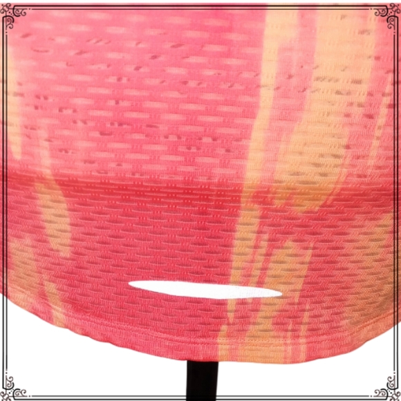 Under Armour Bright Orange Work Out Running Tee Shirt Size Medium - Picture 8 of 10